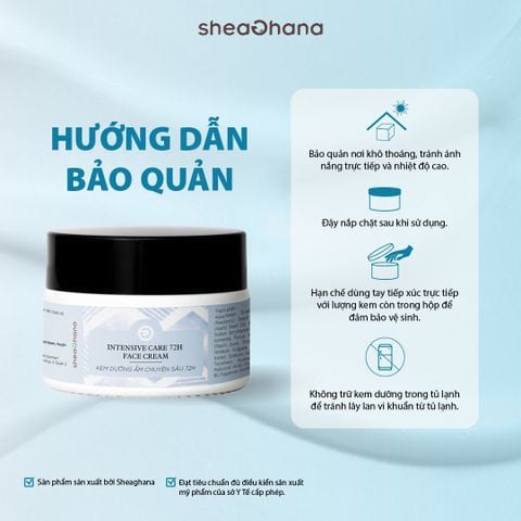 INTENSIVE CARE 72H FACE CREAM – Kem dưỡng ẩm chuyên sâu 72h
