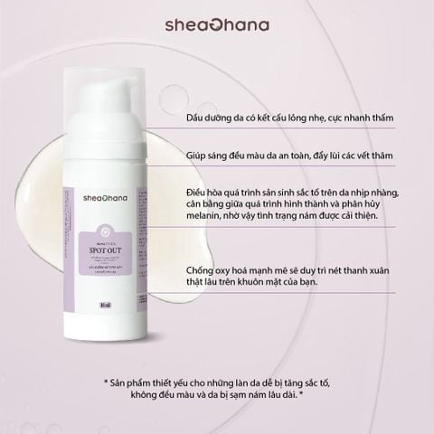 SPOT OUT BEAUTY OIL – Dầu dưỡng mờ thâm nám làm đều màu da