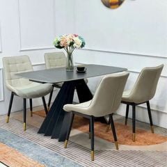 Ghế Ăn Bọc Da Cao Cấp Loft Chấm Bi – Sự Lựa Chọn Hoàn Hảo Cho Phong Cách Hiện Đại
