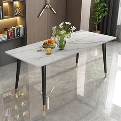 Bàn Ăn Cao Cấp Hebe – Mặt Đá Ceramic, Chân Côn Tối Giản