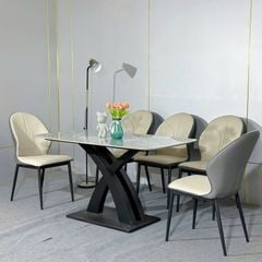 Ghế Ăn Da Cao Cấp Gemma – Thiết Kế Hiện Đại, Sang Trọng Cho Phòng Ăn