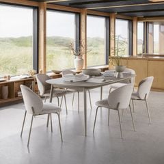 Ghế Ăn Princeton Cao Cấp – Da Sil.Carola Tẩy Mực, Màu Theo Yêu Cầu