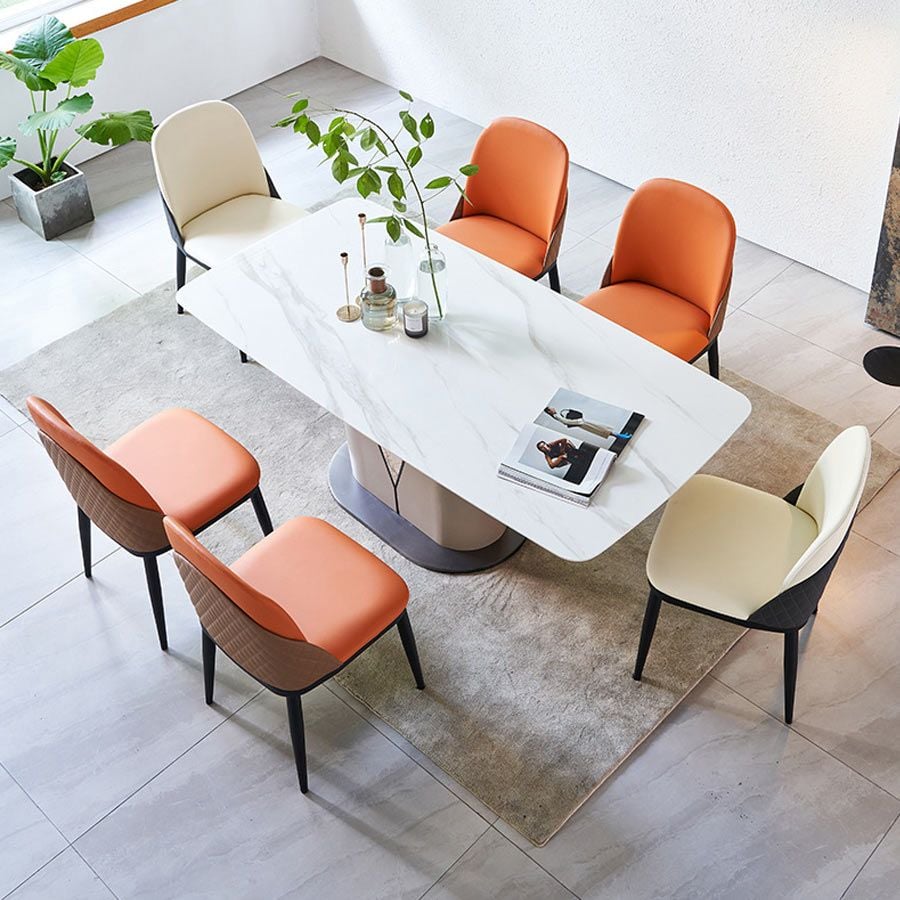 Bàn Ăn Cao Cấp Eragon LHBC08 – Mặt Đá Ceramic Sang Trọng