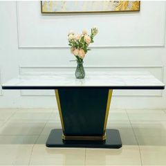 Bàn Ăn Cao Cấp Eros LH77 – Mặt Đá Ceramic, Chân Sắt Sơn Tĩnh Điện