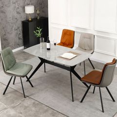 Bàn ăn mặt đá Noris LHBA1A – Hiện đại, sang trọng, bền bỉ
