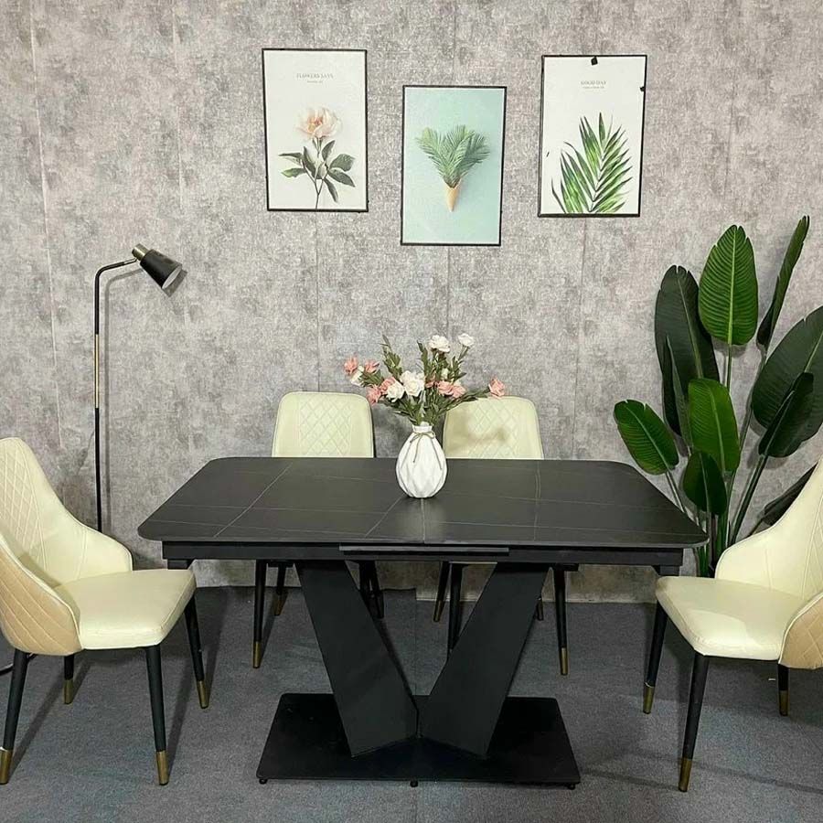 Bàn ăn thông minh mặt đá Ceramic cao cấp Zeus -  Phong Cách Hiện Đại, Tối Ưu Diện Tích