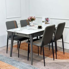 Bàn Ăn Thông Minh Lothas – Mặt Đá Cao Cấp, Tích Hợp Bếp Từ hoặc Không Bếp Từ