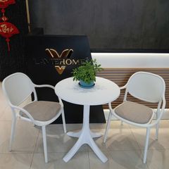 Bộ Bàn Ghế Cafe S3055 + S3061A - Thiết Kế Hiện Đại, Tinh Tế, Phù Hợp Mọi Không Gian