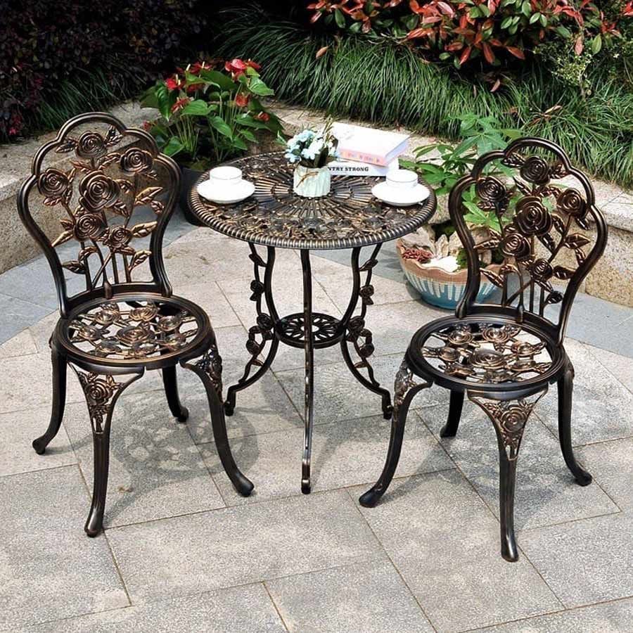 Bộ Bàn Ghế Sân Vườn LHBV1 + LHAV1 - Vẻ Đẹp Sang Trọng Cho Không Gian Ngoài Trời