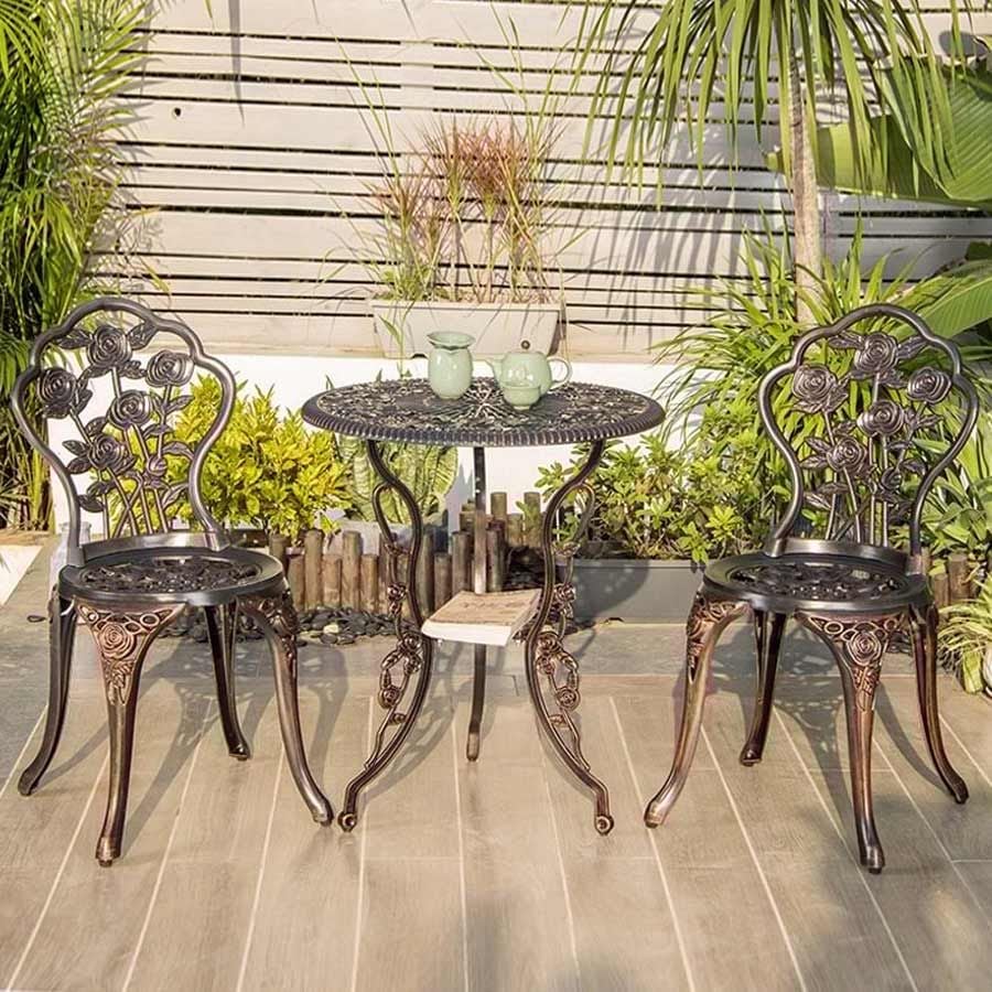 Bộ Bàn Ghế Sân Vườn LHBV1 + LHAV1 - Vẻ Đẹp Sang Trọng Cho Không Gian Ngoài Trời