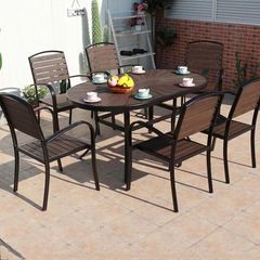 Bàn Sân Vườn LHD6 - Phong Cách Sang Trọng Và Bền Bỉ