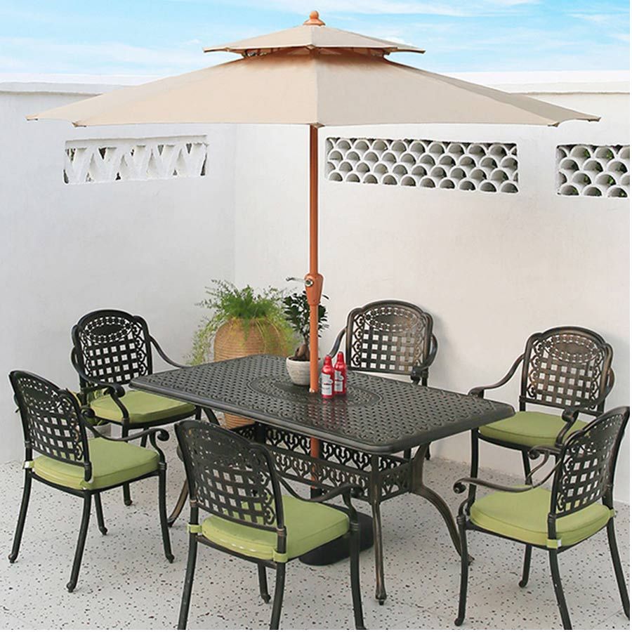 Bộ Bàn Ghế Sân Vườn LHBN04 + LHAV4 - Lựa Chọn Đẳng Cấp Cho Không Gian Ngoài Trời