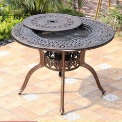 Bộ Bàn Ghế Sân Vườn LHBV06 + LHAV4 - Vẻ Đẹp Tinh Tế Cho Không Gian Ngoài Trời