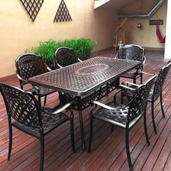 Bộ Bàn Ghế Sân Vườn LHBV08A + LHAV4B - Phong Cách Sang Trọng, Bền Bỉ