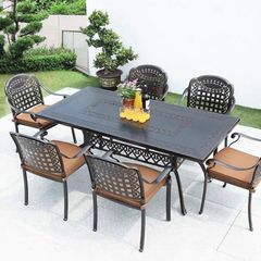 Bộ Bàn Ghế Sân Vườn LHBV14C + LHAV4 - Phong Cách Cổ Điển, Sang Trọng