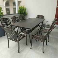Bộ Bàn Ghế Sân Vườn LHBV14C + LHAV4 - Phong Cách Cổ Điển, Sang Trọng