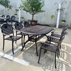 Bàn Sân Vườn Hình Oval Cấp LHBV8 - Sự Lựa Chọn Hoàn Hảo Cho Không Gian Ngoài Trời