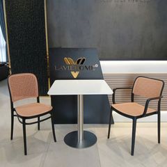 Ghế Nhựa Đúc LHA13E - Thiết Kế Giả Mây Thanh Thoát, Bền Bỉ Cho Mọi Không Gian