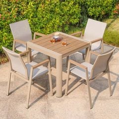 Bộ Bàn Ghế Sân Vườn LHBV19 + LHAV09 - Tinh Tế, Hiện Đại Cho Không Gian Ngoại Thất