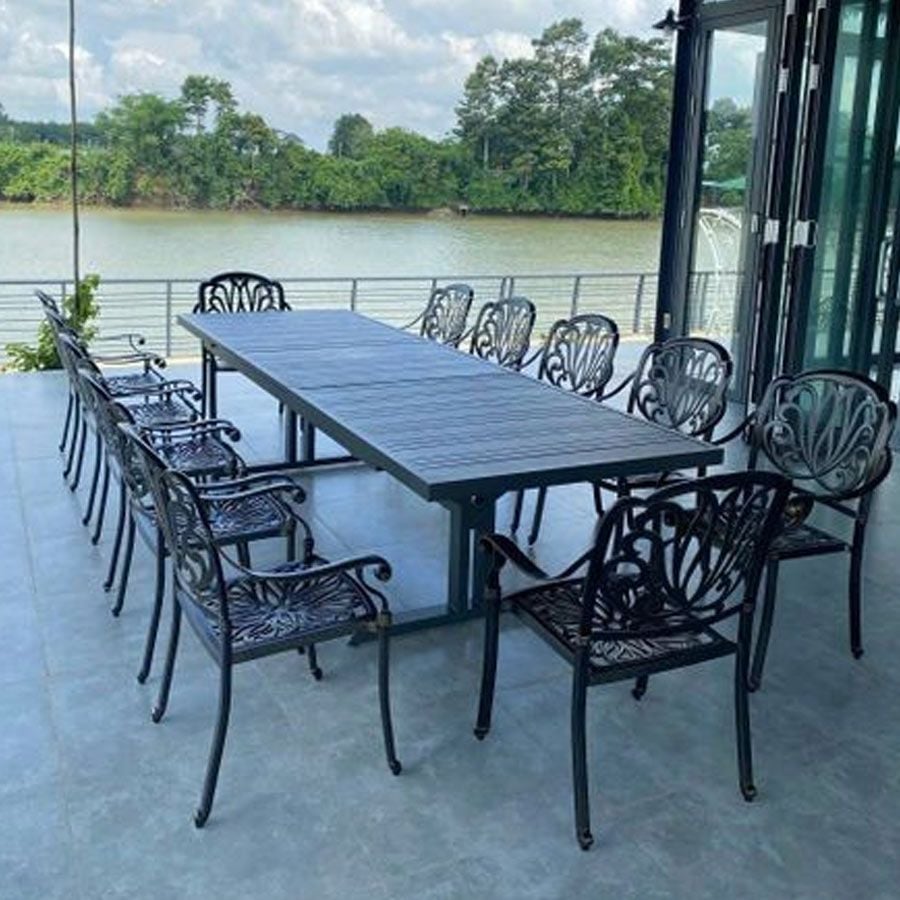 Bàn Nhôm Đúc Ngoài Trời LHD01 - Sự Lựa Chọn Hoàn Hảo Cho Không Gian Ngoài Trời Sang Trọng