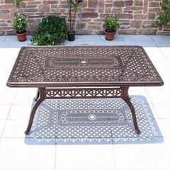 Bàn Sân Vườn Chữ Nhật Cao Cấp LHBV08 - Tạo Điểm Nhấn Sang Trọng Cho Không Gian Ngoài Trời