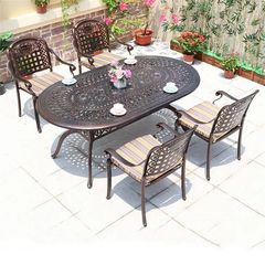 Bàn Sân Vườn Hình Oval Cấp LHBV8 - Sự Lựa Chọn Hoàn Hảo Cho Không Gian Ngoài Trời