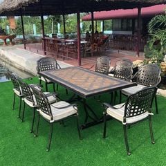 Bàn Sân Vườn LH18M - Sự Lựa Chọn Đẳng Cấp Cho Không Gian Ngoại Thất