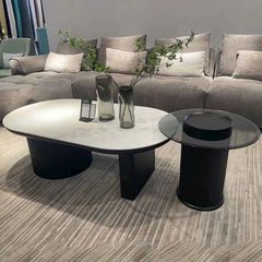 Bàn Trà Mặt Đá LHBAK2308 - Thiết Kế Hiện Đại, Sang Trọng Với Mặt Đá Ceramic