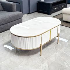 Bàn Trà Oval Modana LH816 - Phong Cách Sang Trọng Cho Phòng Khách Hiện Đại