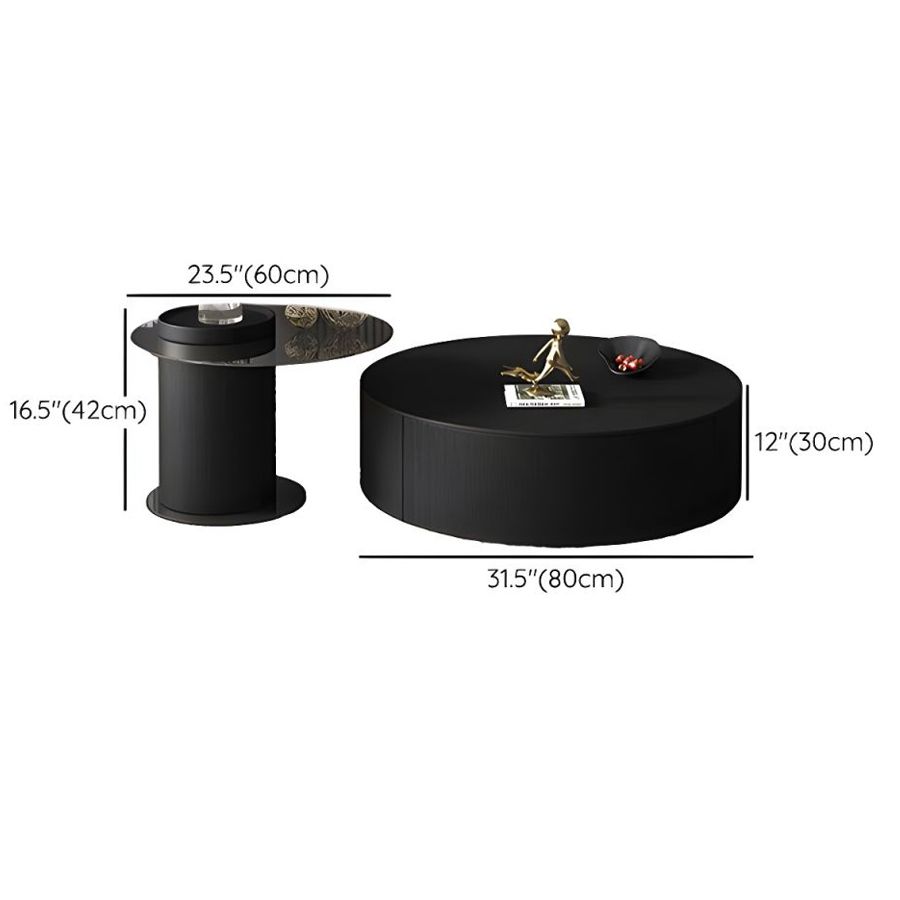 Bàn Trà Đôi LHBT03 - Thiết Kế Hiện Đại Với Mặt Đá Ceramic Và Kính Cao Cấp
