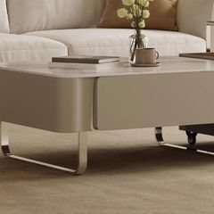 Bàn Trà Đôi LHBT138 - Bàn Trà Mặt Đá Ceramic Hiện Đại