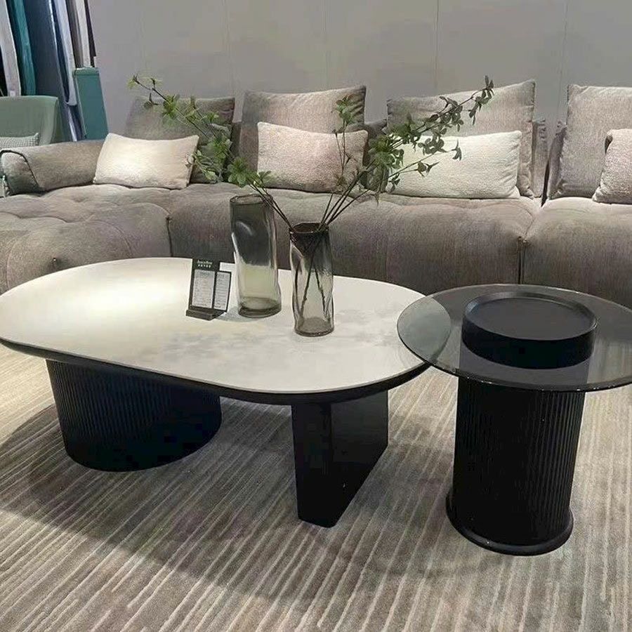 Bàn Trà Mặt Đá LHBAK2308 - Thiết Kế Hiện Đại, Sang Trọng Với Mặt Đá Ceramic