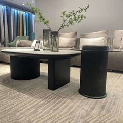 Bàn Trà Mặt Đá LHBAK2308 - Thiết Kế Hiện Đại, Sang Trọng Với Mặt Đá Ceramic
