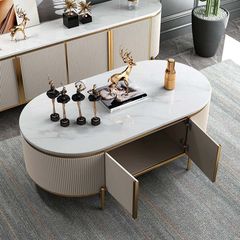 Bàn Trà Oval Modana LH816 - Phong Cách Sang Trọng Cho Phòng Khách Hiện Đại