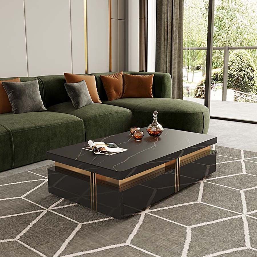 Bàn Trà Mặt Đá LH913 - Sự Kết Hợp Hoàn Hảo Giữa Sang Trọng Và Hiện Đại