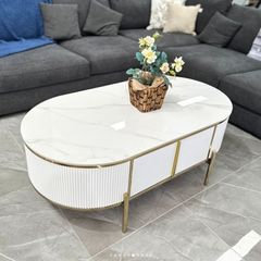 Bàn Trà Oval Modana LH816 - Phong Cách Sang Trọng Cho Phòng Khách Hiện Đại