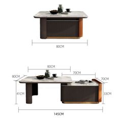 Bàn Trà Mặt Đá LHC2252 - Phong Cách Hiện Đại Cho Phòng Khách Sang Trọng