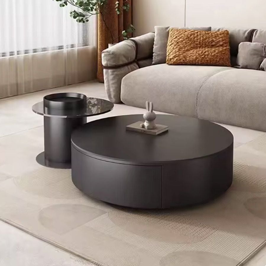 Bàn Trà Đôi LHBT03 - Thiết Kế Hiện Đại Với Mặt Đá Ceramic Và Kính Cao Cấp