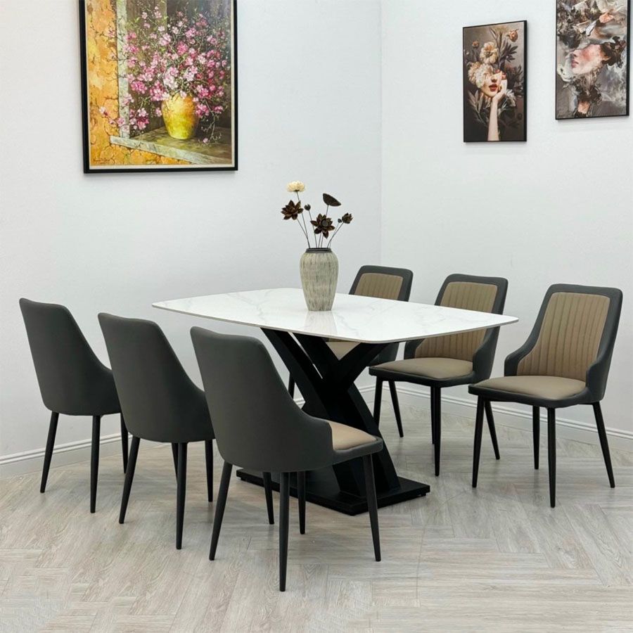 Ghế Ăn Bọc Da Cao Cấp Tina – Tinh Tế và Bền Bỉ