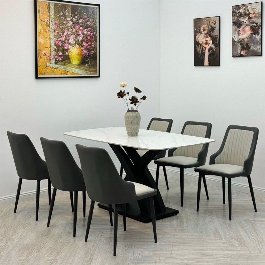 Ghế Ăn Bọc Da Cao Cấp Tina – Tinh Tế và Bền Bỉ