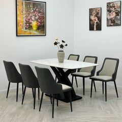 Ghế Ăn Bọc Da Cao Cấp Tina – Tinh Tế và Bền Bỉ