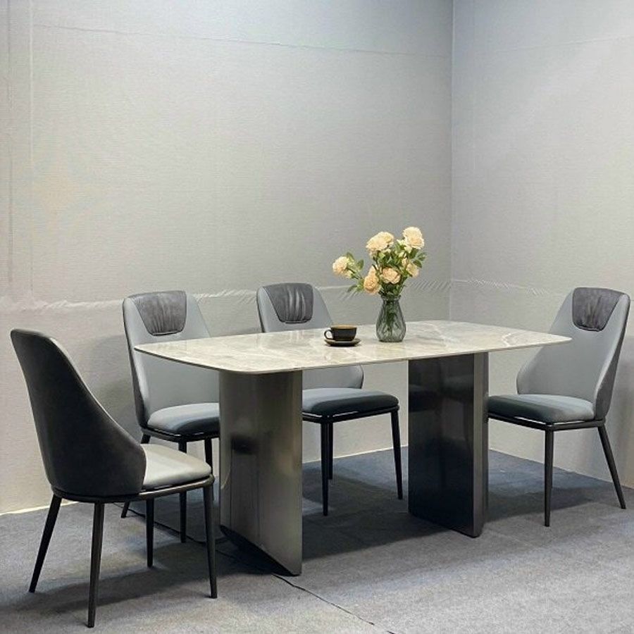 Bộ Bàn Ăn Mặt Đá Maya + Ghế Vera - Sự Lựa Chọn Hoàn Hảo Cho Không Gian Hiện Đại