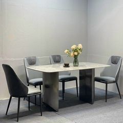 Bộ Bàn Ăn Mặt Đá Maya + Ghế Vera - Sự Lựa Chọn Hoàn Hảo Cho Không Gian Hiện Đại