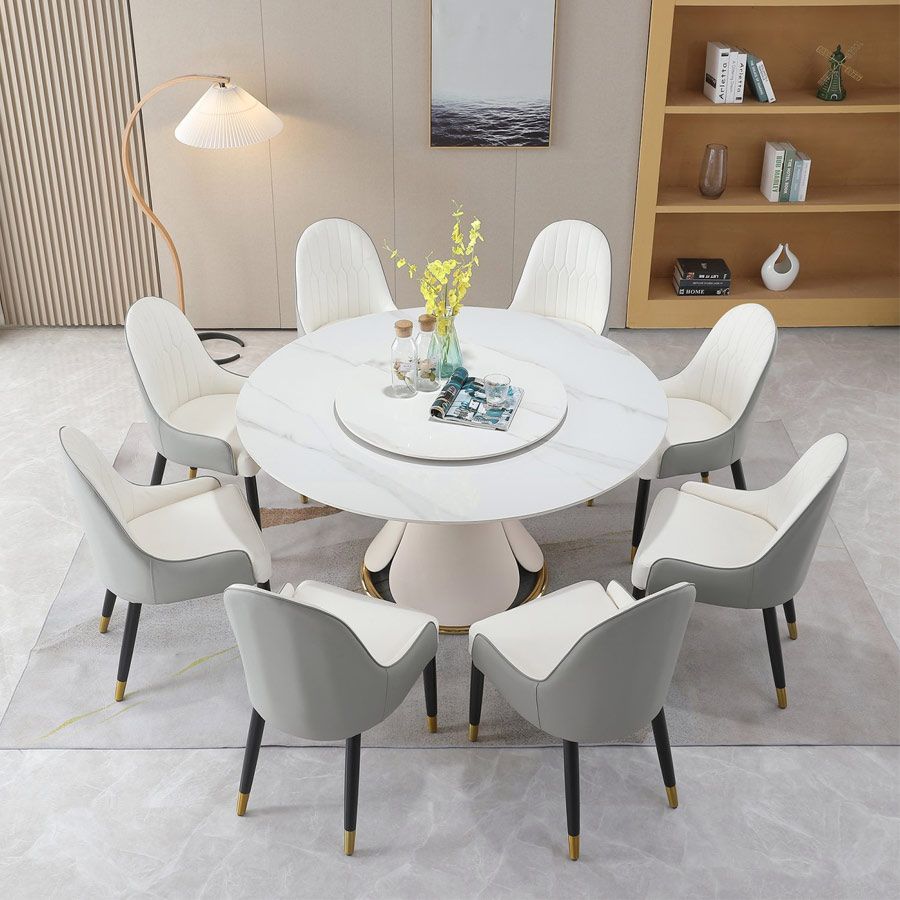 Bộ Bàn Ăn Mặt Đá Melisa + Ghế Monet - Sự Kết Hợp Hoàn Hảo Của Sang Trọng Và Tiện Nghi