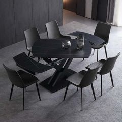 Bàn ăn thông minh mặt đá Ceramic cao cấp Apolo