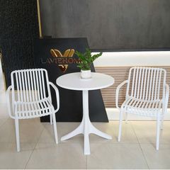 Bộ Bàn Cafe + Ghế S3055 + S3046 - Thiết Kế Hiện Đại, Chất Liệu Bền Đẹp, Phù Hợp Mọi Không Gian