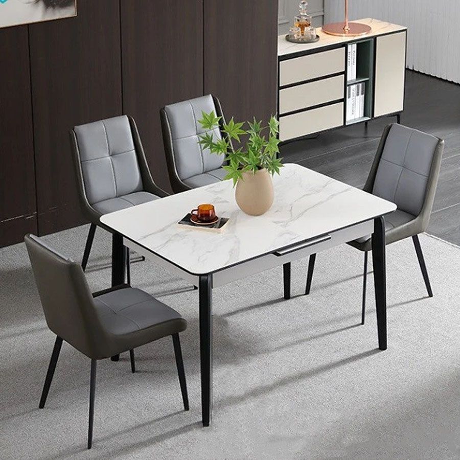 Bàn Ăn Thông Minh Lothas – Mặt Đá Cao Cấp, Tích Hợp Bếp Từ hoặc Không Bếp Từ