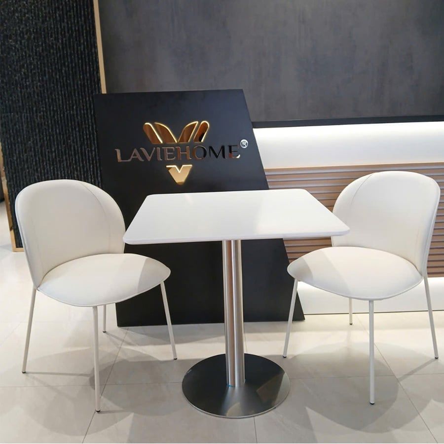 Bộ Bàn Cafe LHB25 + Ghế LHG01– Sự Lựa Chọn Hiện Đại và Tiện Lợi Cho Không Gian Cafe