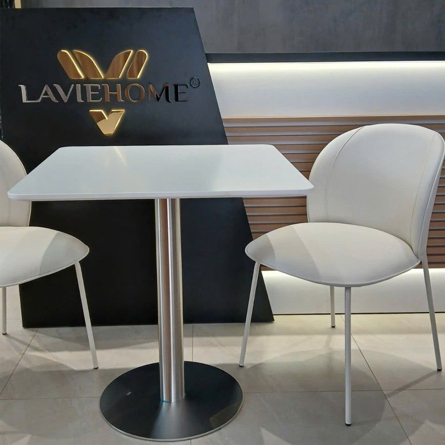 Bộ Bàn Cafe LHB25 + Ghế LHG01– Sự Lựa Chọn Hiện Đại và Tiện Lợi Cho Không Gian Cafe
