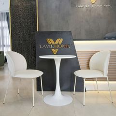 Bộ Bàn Cafe LHB9 + Ghế LHG01 - Sự Kết Hợp Hiện Đại và Thanh Lịch